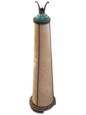 Phillipines Ilogo Parchment Side Lamp Trophy Emblem Regent Props, Prop Hire