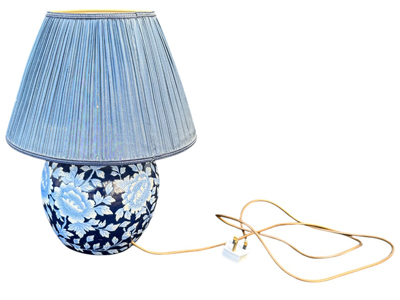 Floral Pottery Side Lamp Props, Prop Hire