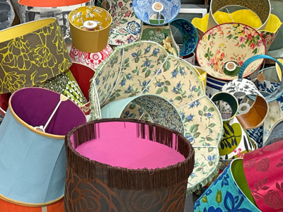 Massive Selection All Period Styles Lampshades Props, Prop Hire