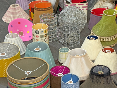 Massive Selection All Period Styles Lampshades Props, Prop Hire