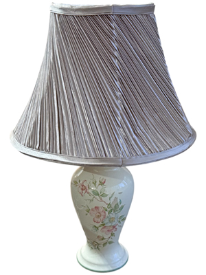 Rose Vine Porcelain Side Lamp Props, Prop Hire