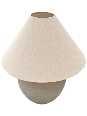Sand Mushroom Ceramic Side Lamps (8 assorted sizes available) Props, Prop Hire