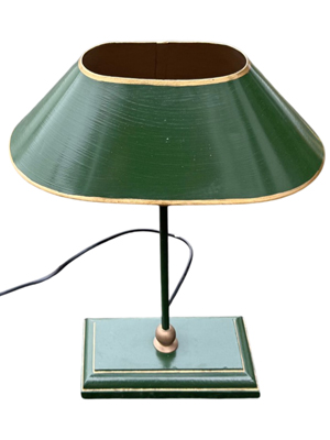 Metal Shade Bankers Lamp Props, Prop Hire