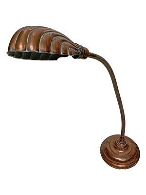 Brass Clam Desk Lamp Props, Prop Hire