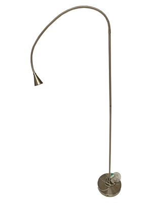 Modern Silver Floor Standard Lamp Props, Prop Hire