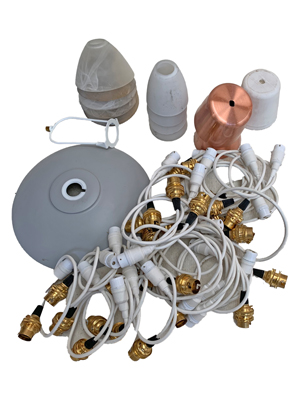 Various Light Fittings Props, Prop Hire