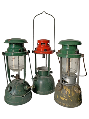 Tilley Hurricane Lamps Props, Prop Hire