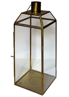 Brass Look Design Lantern Props, Prop Hire