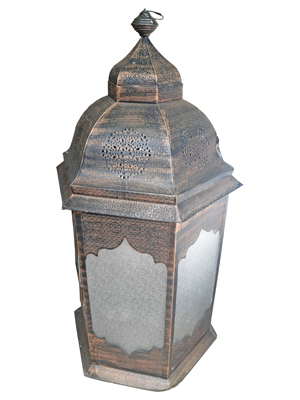 Moroccan Giant Copper Bronze Lanterns Props, Prop Hire