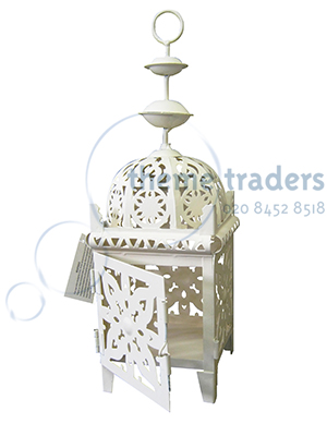 White Table Lanterns Props, Prop Hire