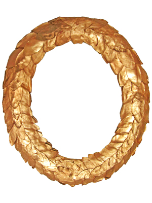 Gold Laurel Wreath Props, Prop Hire