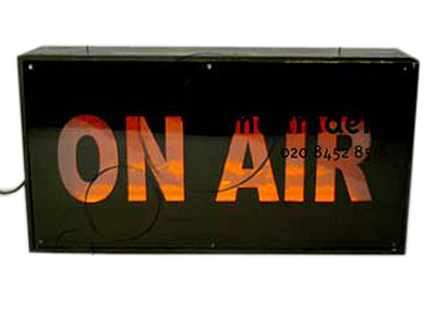 On Air Signs Props, Prop Hire