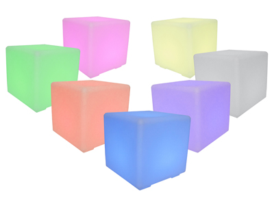 LED cubes Props, Prop Hire