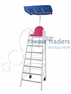 Red Seat Umpire/Lifeguard Chair Props, Prop Hire