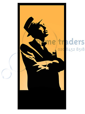 Frank Sinatra Silhouette Panel Props, Prop Hire