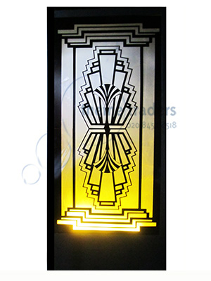 Art Deco Silhouette Panel Props, Prop Hire