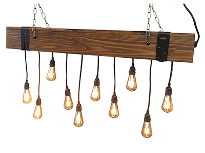 Wooden Beam Lights Props, Prop Hire