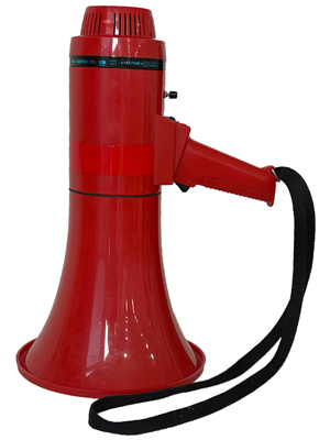 Large Megaphone Props, Prop Hire