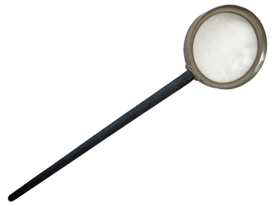 Period Magnifying Glass Props, Prop Hire