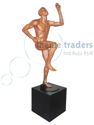 Running Man Statues Props, Prop Hire