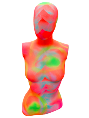 Graffiti Mannequin Torso Props, Prop Hire