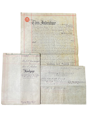 Old Deeds Documents Mortgages Props, Prop Hire