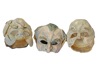 Grotesque Horror Mask Props, Prop Hire