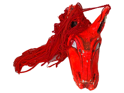 Wolf Devil Ritual Mask Props, Prop Hire