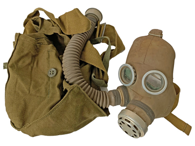 Baby's Gas Mask Props, Prop Hire