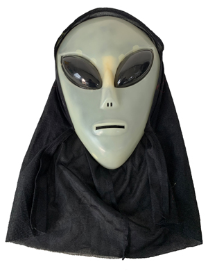 Alien Novelty Glo Masks Props, Prop Hire