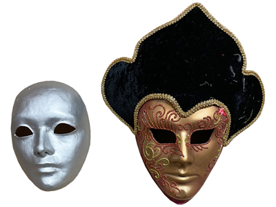 Face Masks Venetian Carnival Props, Prop Hire