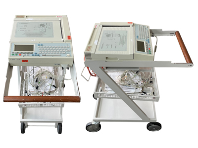 ECG Hospital Machine On Trolley Props, Prop Hire