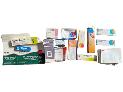 Hospital Pharmaceutical and Drugs Empty Boxes and Packaging Props, Prop Hire