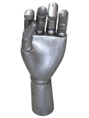 Metal Body Parts Vintage Articulated Hands Props, Prop Hire