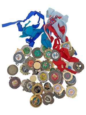 Interchangeble Sports Medals Props, Prop Hire