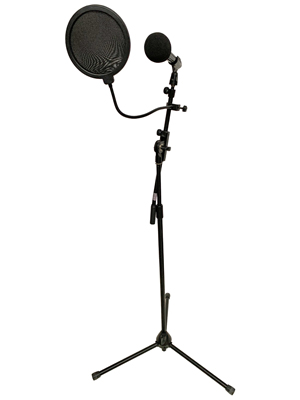 Microphone with Pop Guard Props, Prop Hire