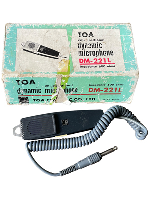 Vintage Toa Microphone Props, Prop Hire