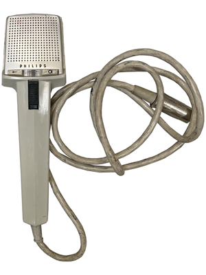 Vintage Phillips Microphone Props, Prop Hire