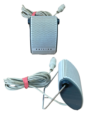 Retro Phillips Desk Microphone Props, Prop Hire