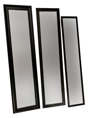 Black Cheval Mirrors Props, Prop Hire