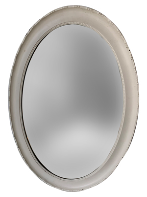 Period Oval Framed Mirror Props, Prop Hire