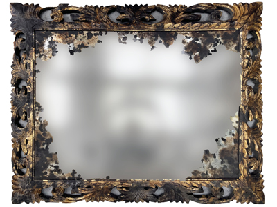 Magnificent Gilt Baronial Period Distressed Mirror Props, Prop Hire