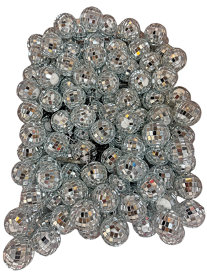 Mini Mirror Balls (per ten) Props, Prop Hire