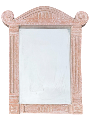 Classical Square Scrolltop Pillar Mirror Props, Prop Hire