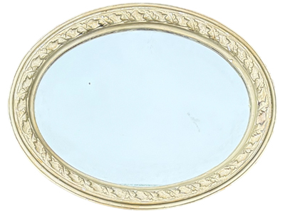 Oval Gold Framed Mirror Props, Prop Hire
