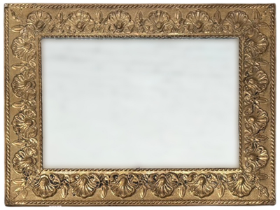 Metal Gold Framed Antique Mirror Props, Prop Hire