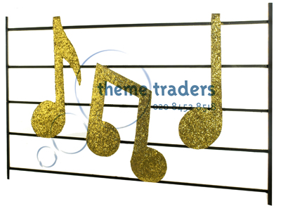 Musical Notes on Bars Props, Prop Hire