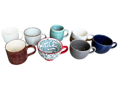 Large Coffee Cups and Mugs Props, Prop Hire