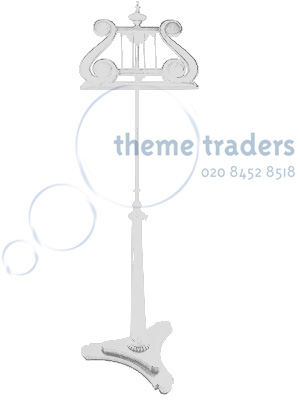 white Music Stands Props, Prop Hire