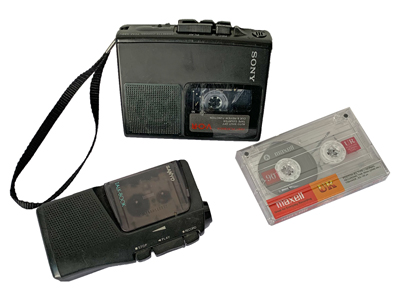 Cassette Tape Recorders Props, Prop Hire